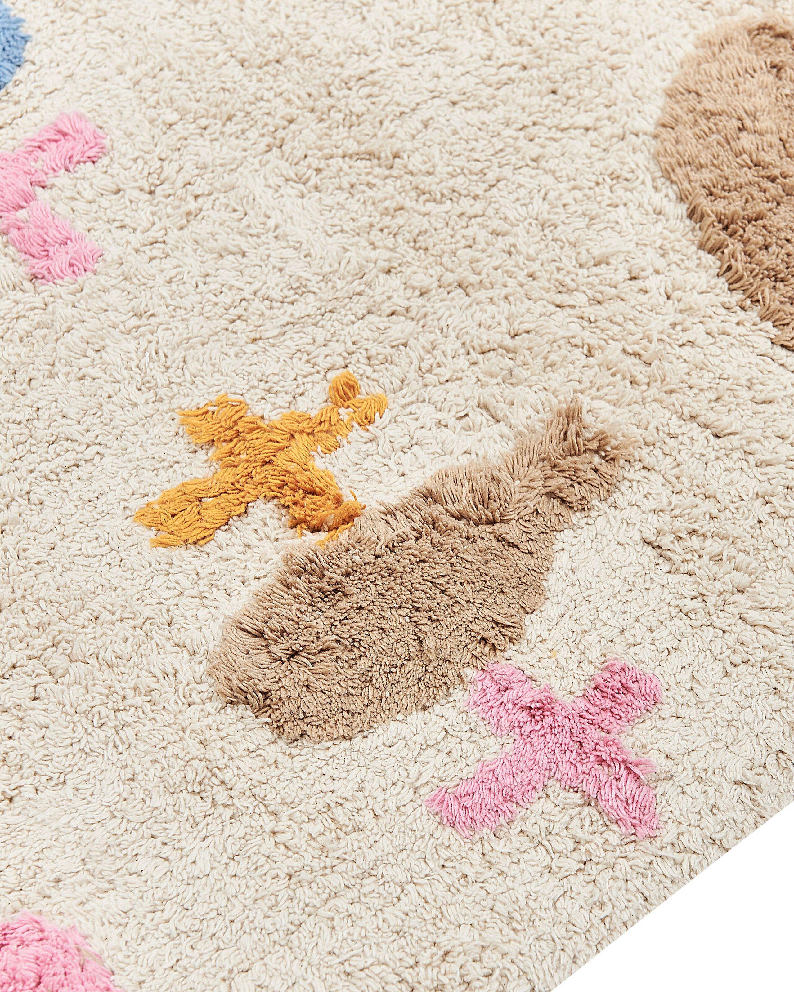 Beliani Tapis enfant en Coton Boho DARAN  