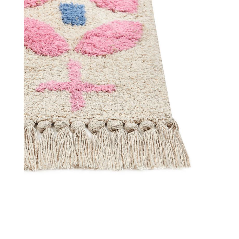 Beliani Kinderteppich aus Baumwolle Boho DARAN  