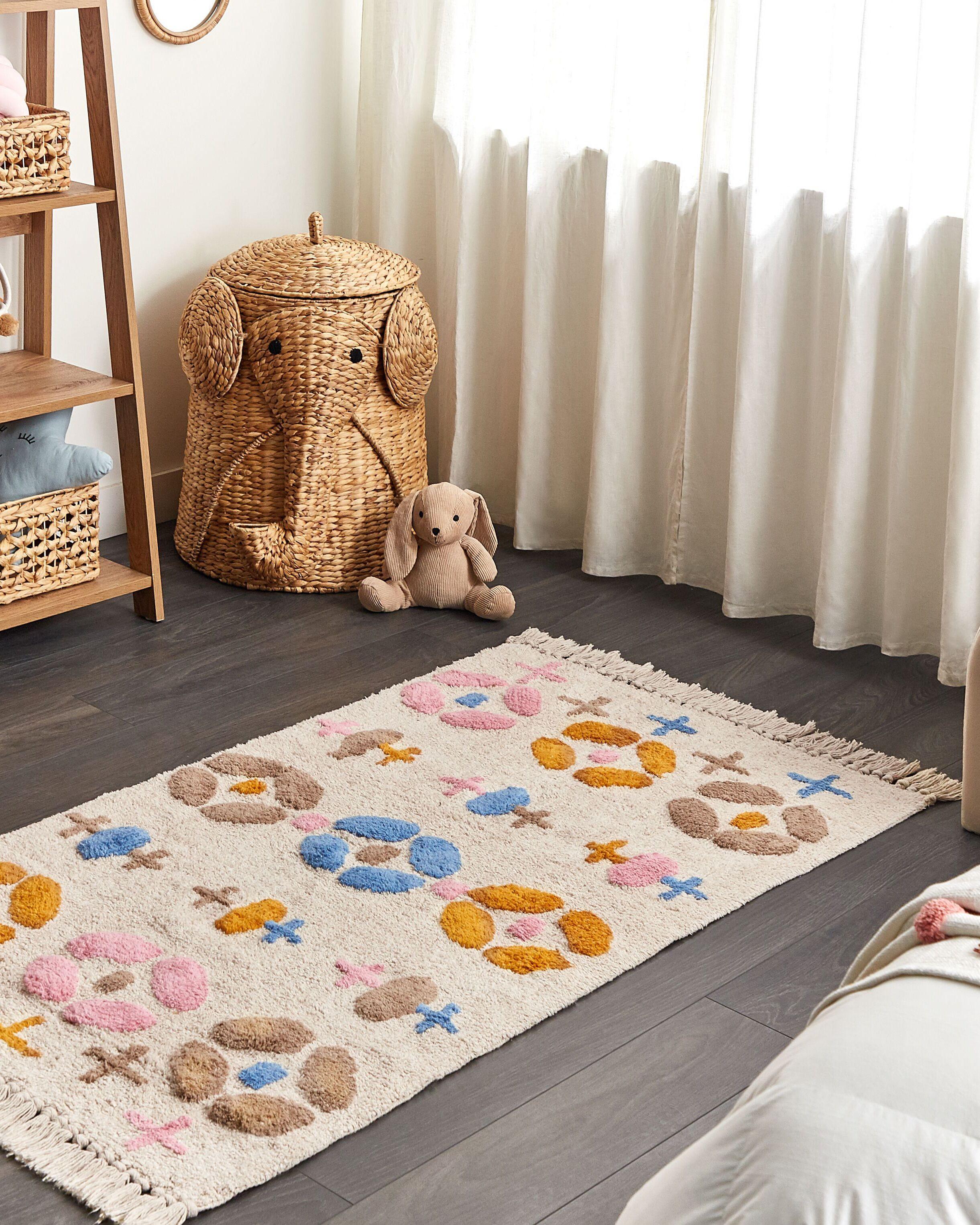 Beliani Tapis enfant en Coton Boho DARAN  