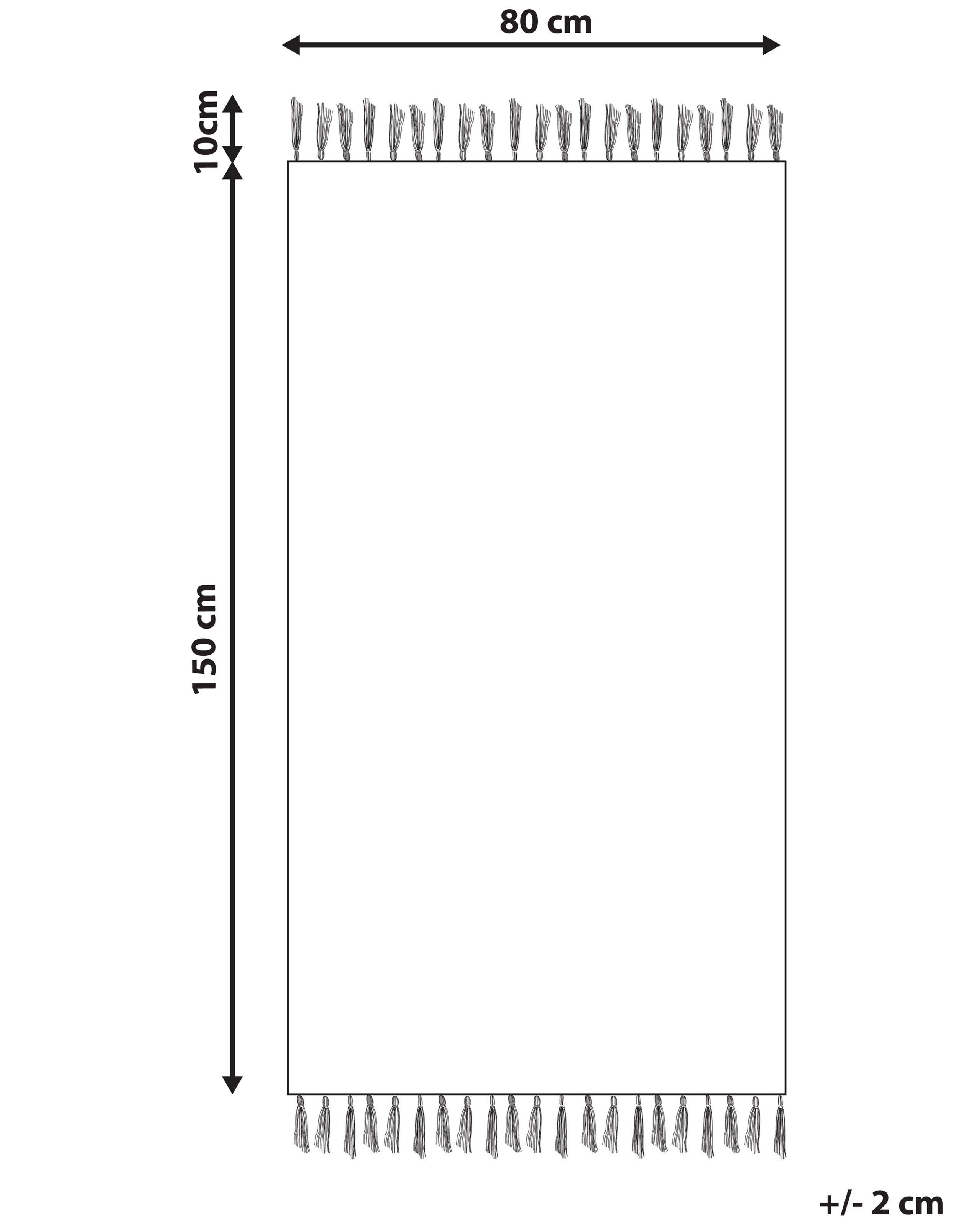 Beliani Kinderteppich aus Baumwolle Boho DARAN  