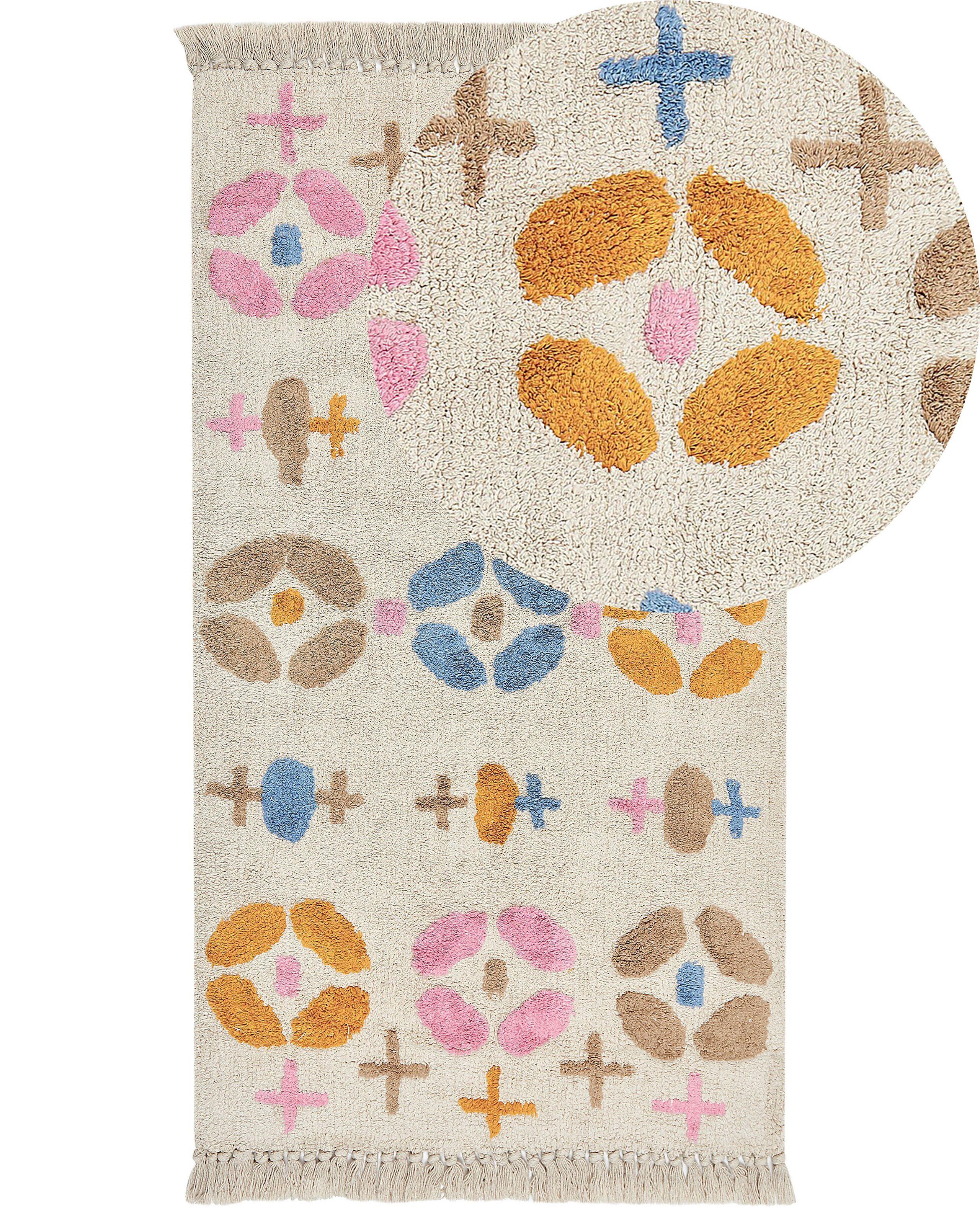 Beliani Tapis enfant en Coton Boho DARAN  