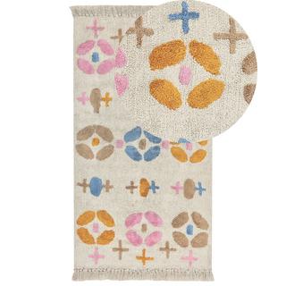 Beliani Kinderteppich aus Baumwolle Boho DARAN  