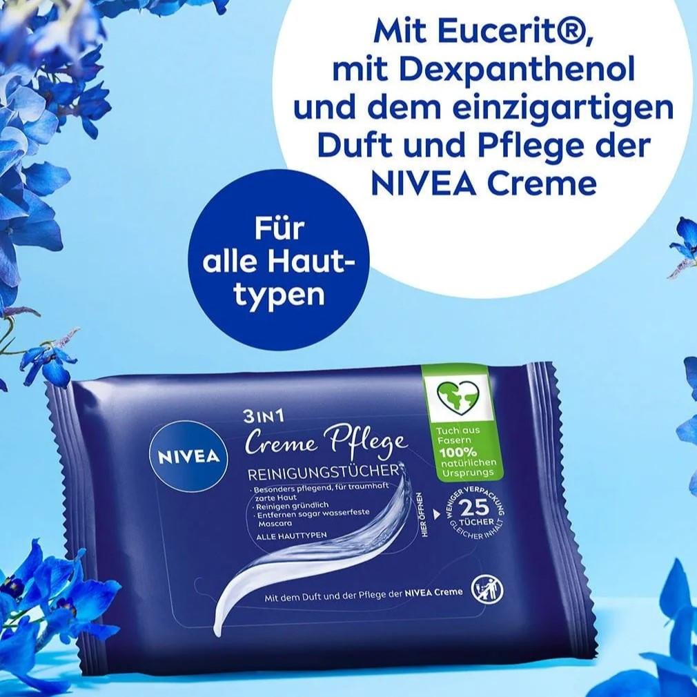 NIVEA  Reinigungstücher Creme Pflege 25er 