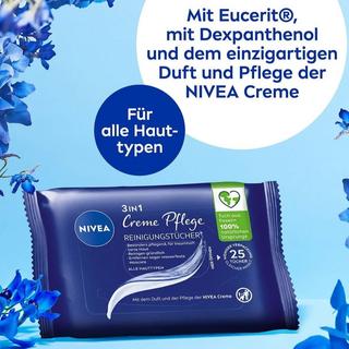 NIVEA  Reinigungstücher Creme Pflege 25er 