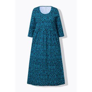 Ulla Popken  Jerseykleid, A-Linie, V-Ausschnitt, 3/4-Arm, Taschen 