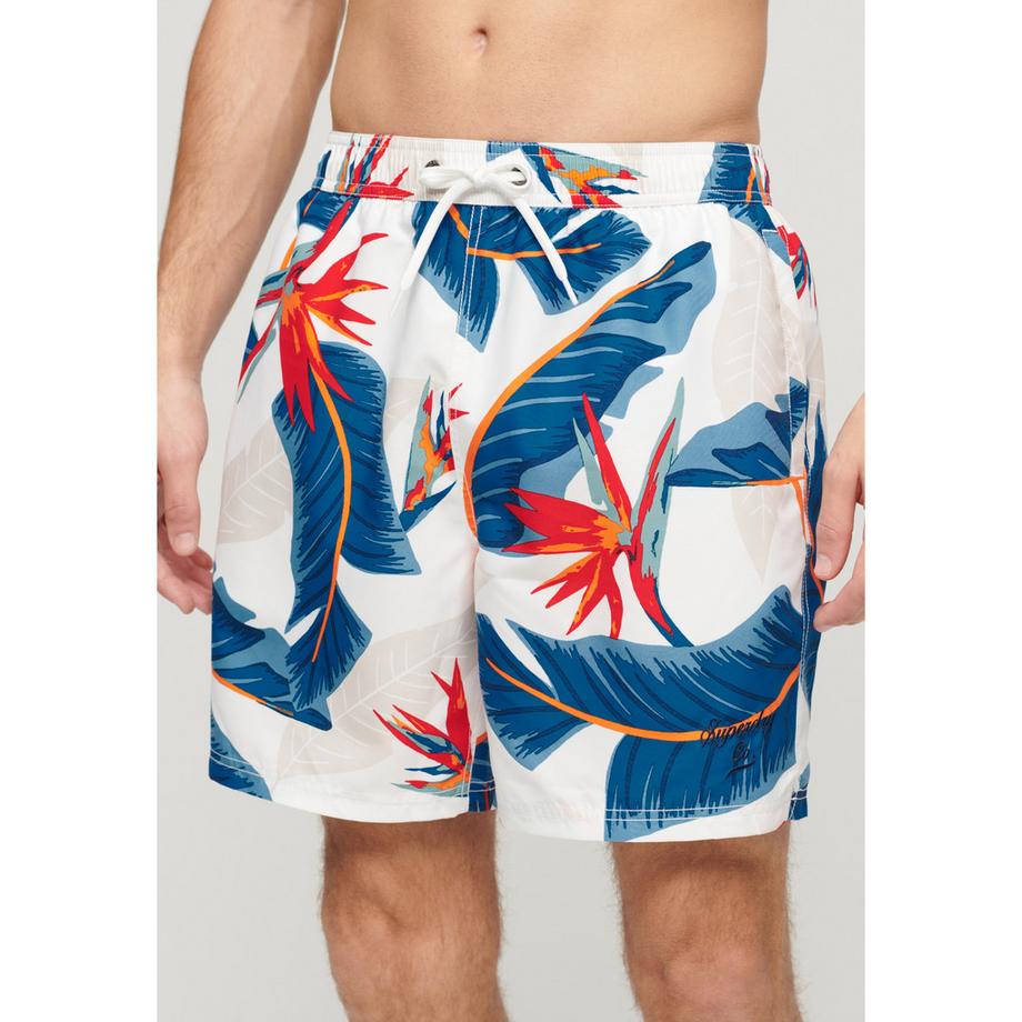 Superdry Short de bain imprimé hawaïen  