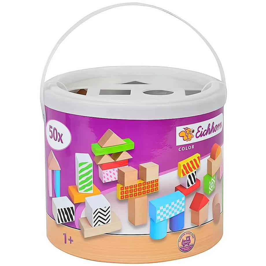 Color Holzbausteine 50