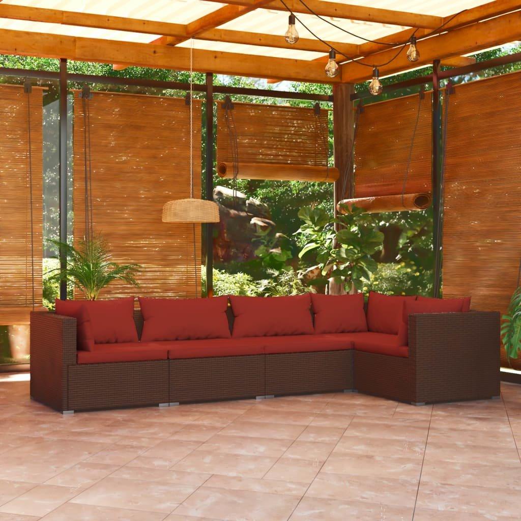 VidaXL Garten-lounge-set poly-rattan  