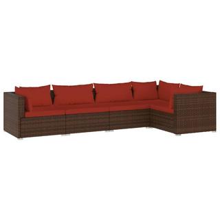 VidaXL Garten-lounge-set poly-rattan  