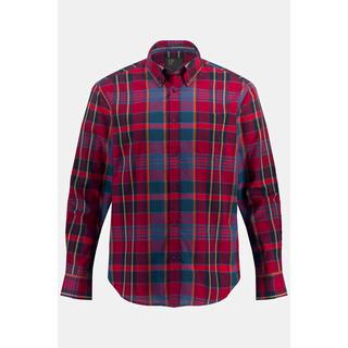 JP1880  Karohemd, Langarm, Buttondown-Kragen, Modern Fit 