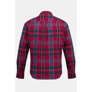 JP1880  Karohemd, Langarm, Buttondown-Kragen, Modern Fit 