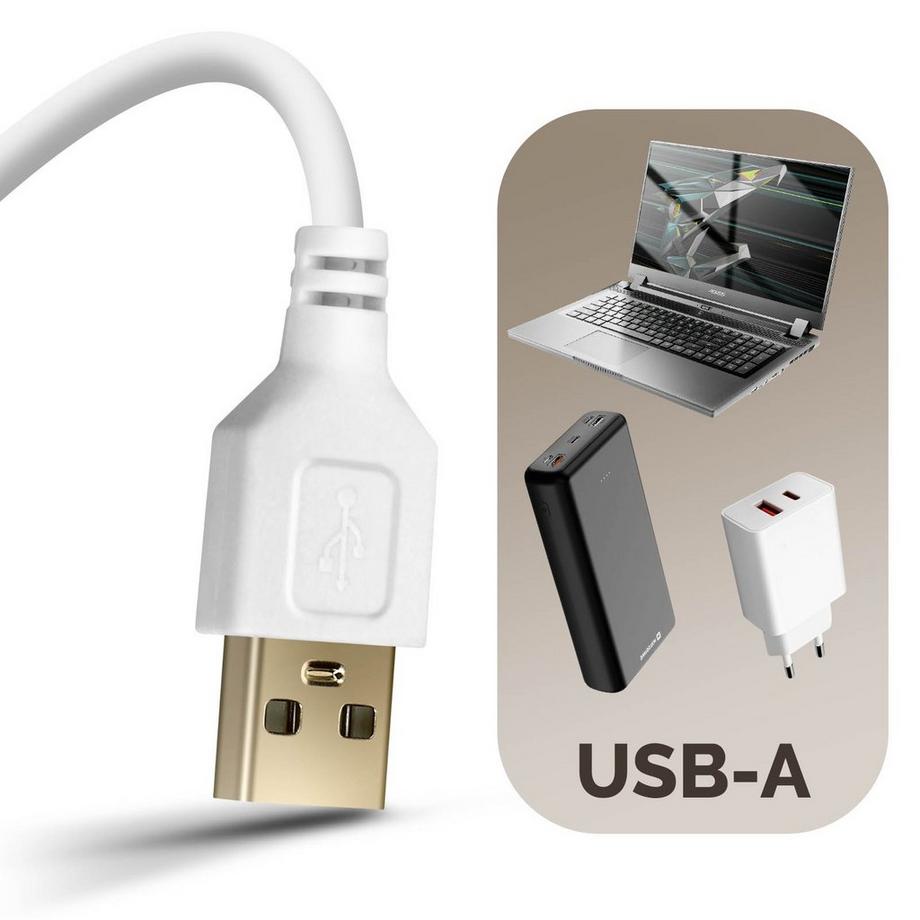 Avizar  3W USB LED-Glühbirne, Kabellänge 1m 