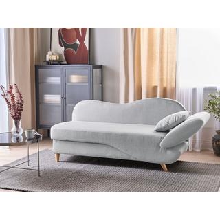 Beliani Chaise longue en Lin Rétro MERI  