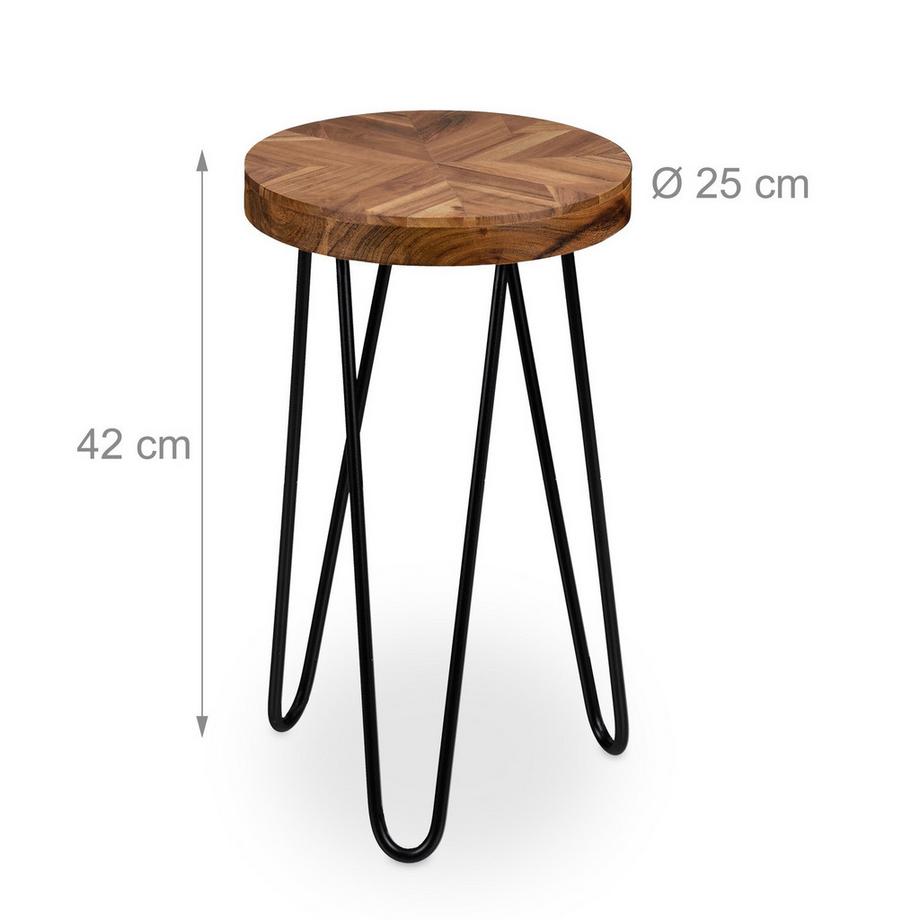 Northix Pflanzenständer mit Haarnadelbeinen  