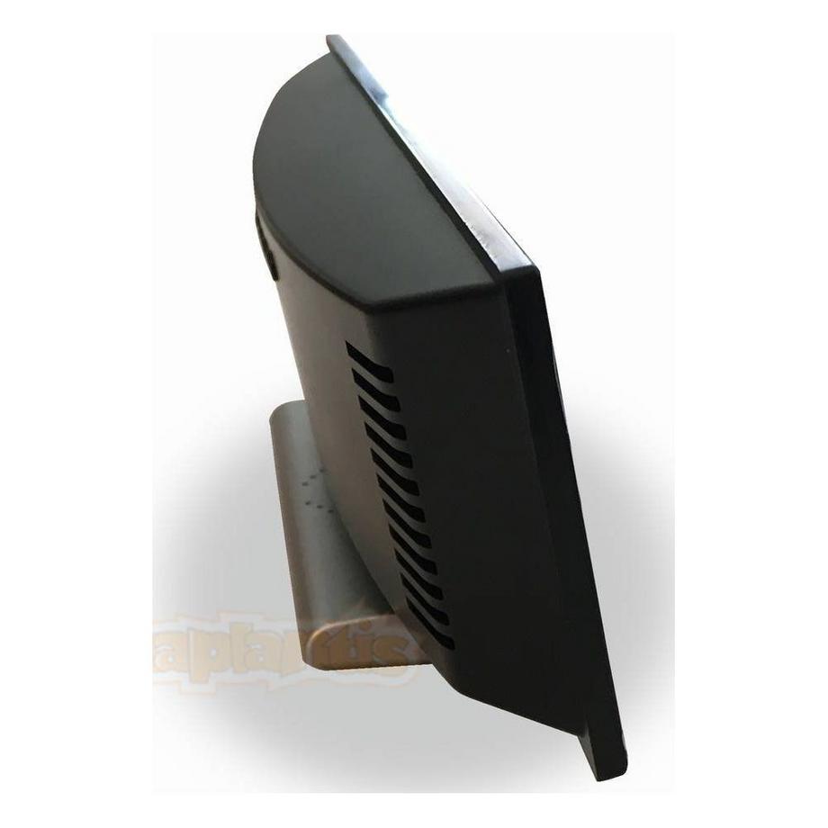 TFA Dostmann Quarzo Sveglia Nero, Argento  