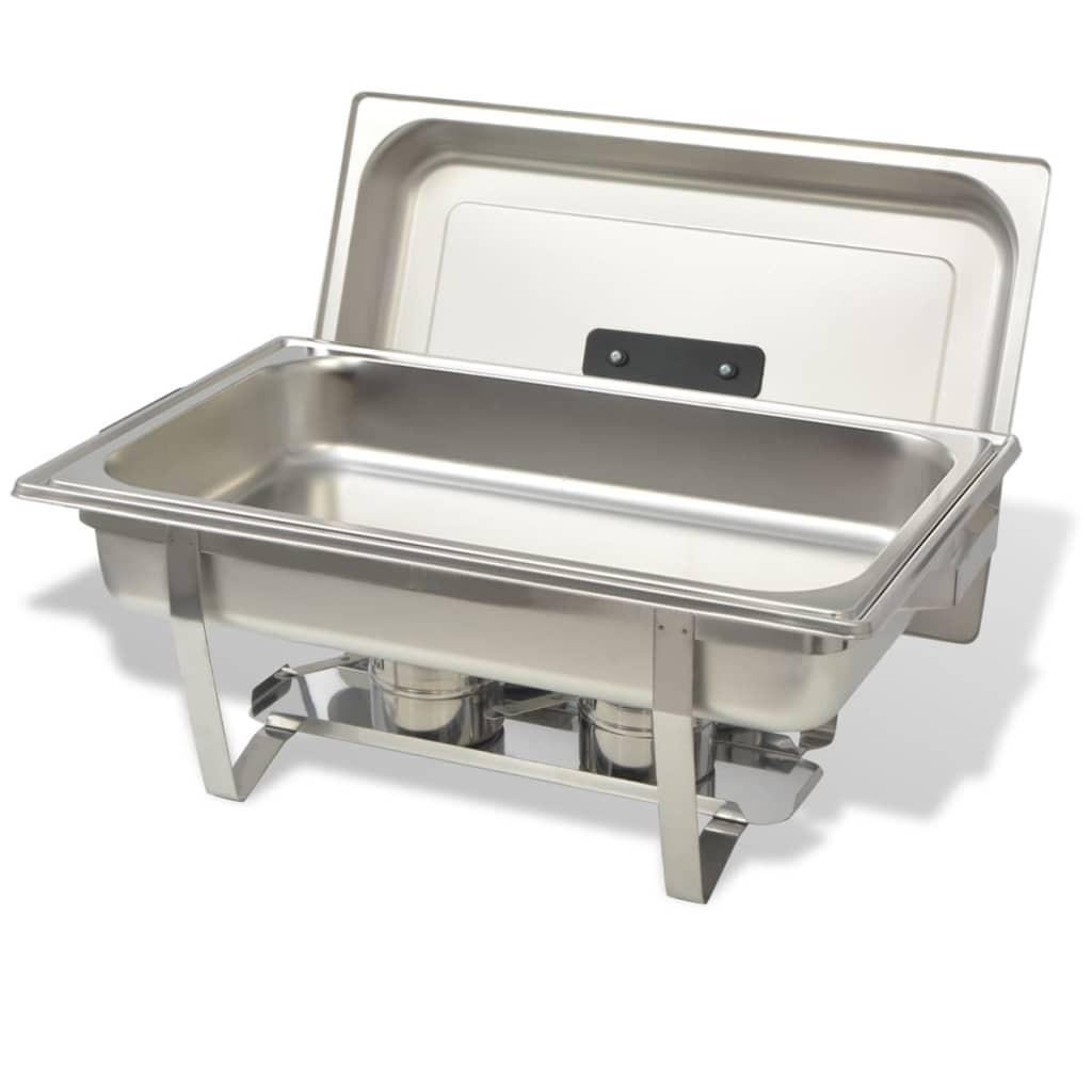 VidaXL  Chafing dish edelstahl 