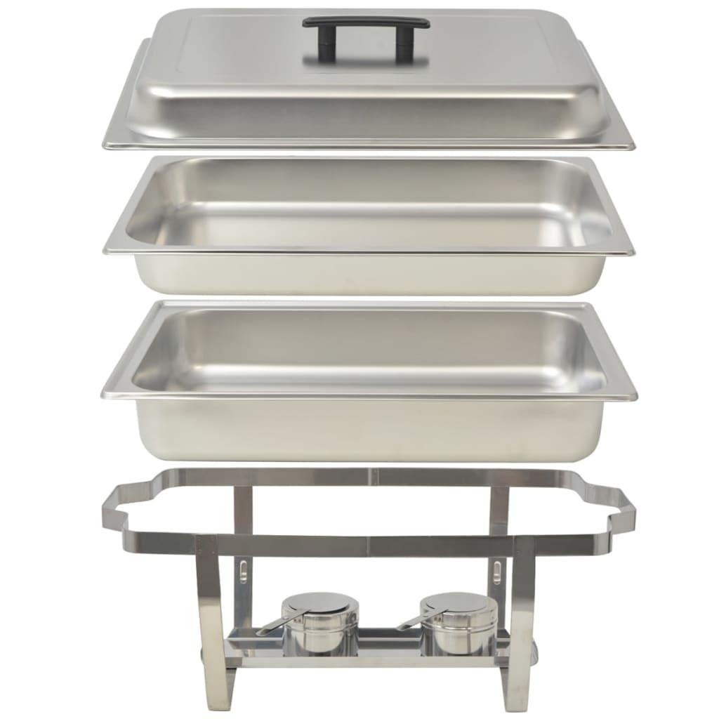 VidaXL  Chafing dish edelstahl 