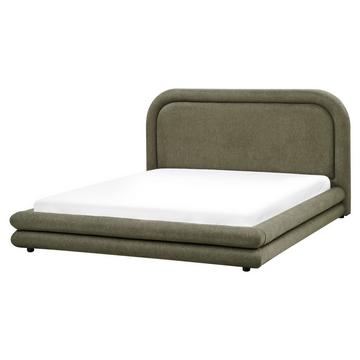 Lit avec sommier en Lin synthétique Moderne LAVARDENS