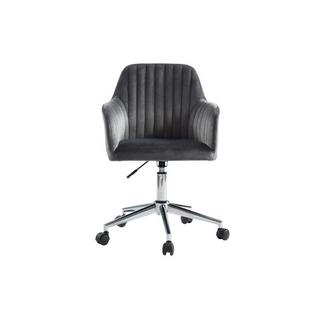 Vente-unique Bürostuhl höhenverstellbar Samt ELEANA  