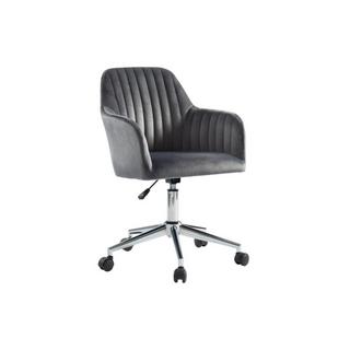 Vente-unique Bürostuhl höhenverstellbar Samt ELEANA  