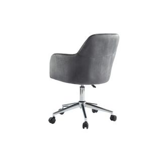 Vente-unique Bürostuhl höhenverstellbar Samt ELEANA  