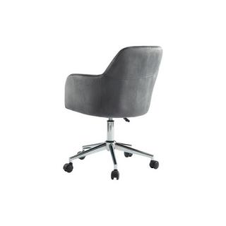 Vente-unique Bürostuhl höhenverstellbar Samt ELEANA  