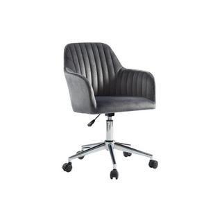 Vente-unique Bürostuhl höhenverstellbar Samt ELEANA  