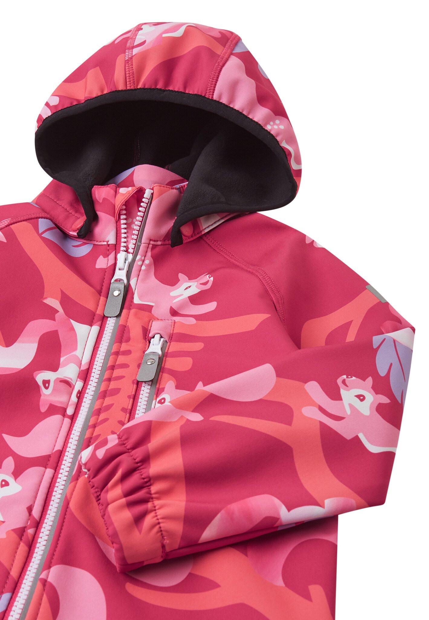 Reima  Kinder Softshell Jacke Vantti Bright Berry 