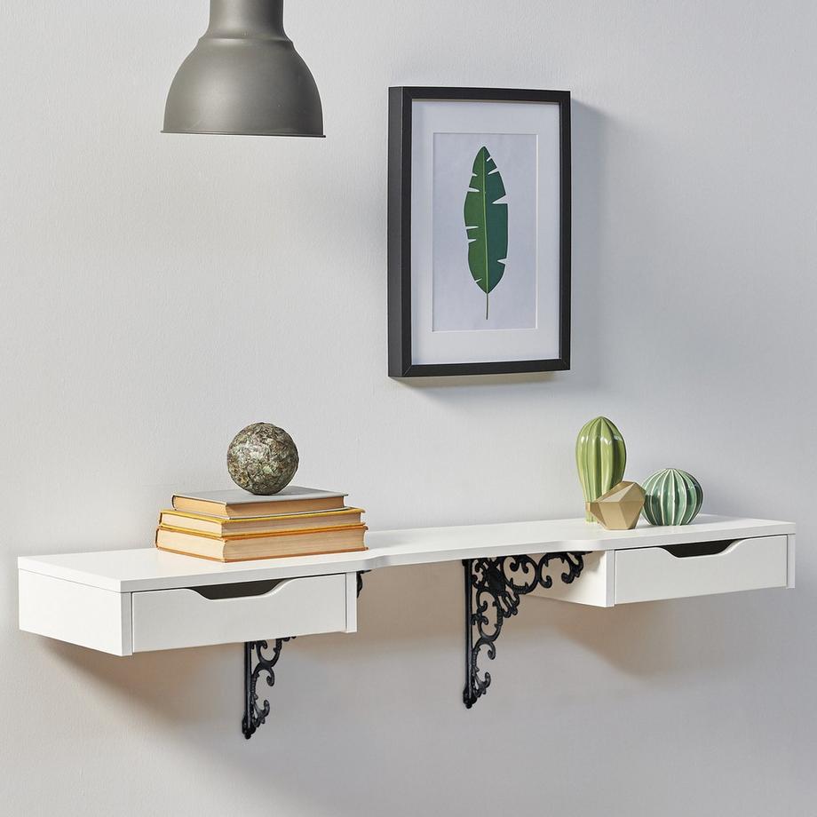 Northix Regalhalterungs-Set, Vintage-Stil  