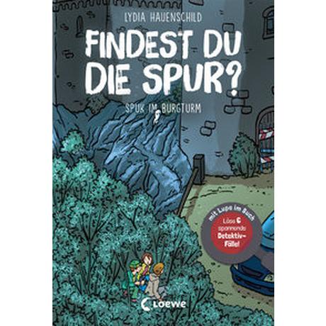 Findest du die Spur? - Spuk im Burgturm Hauenschild, Lydia; Loewe Kinderbücher (Hrsg.); Krause, Joachim (Illustrationen) Copertina rigida 