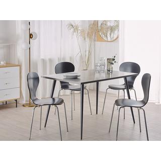 Beliani Esstisch aus Faserplatte Modern SANTIAGO  