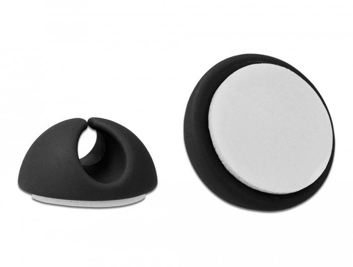 DeLock  Support de câble  pour 1 câble, autocollant pièce 