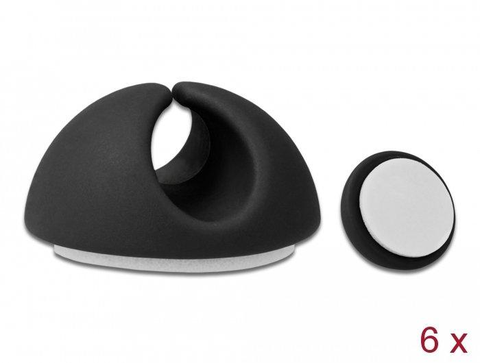 DeLock  Support de câble  pour 1 câble, autocollant pièce 
