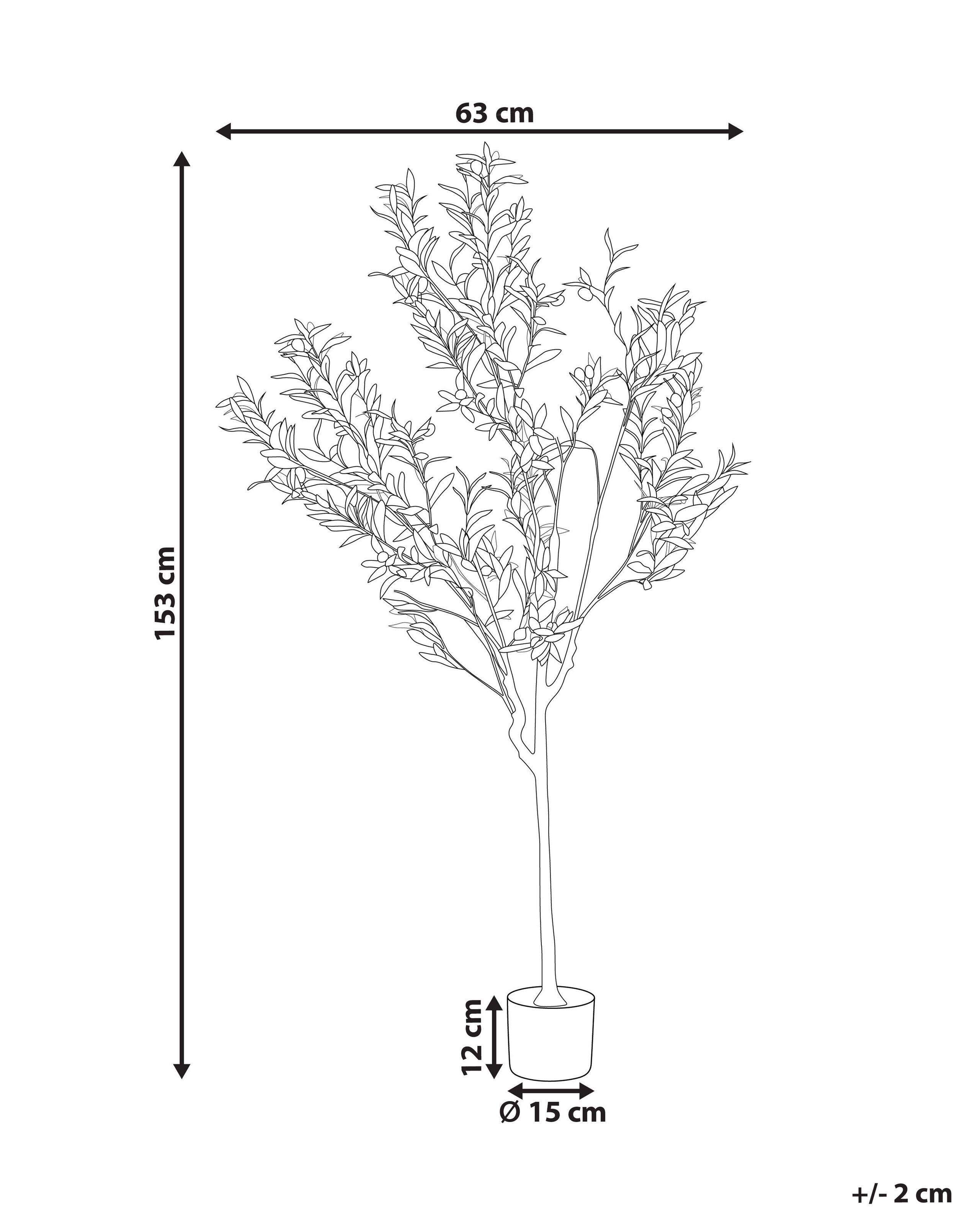 Beliani Pianta artificiale en Materiale sintetico OLIVE TREE  