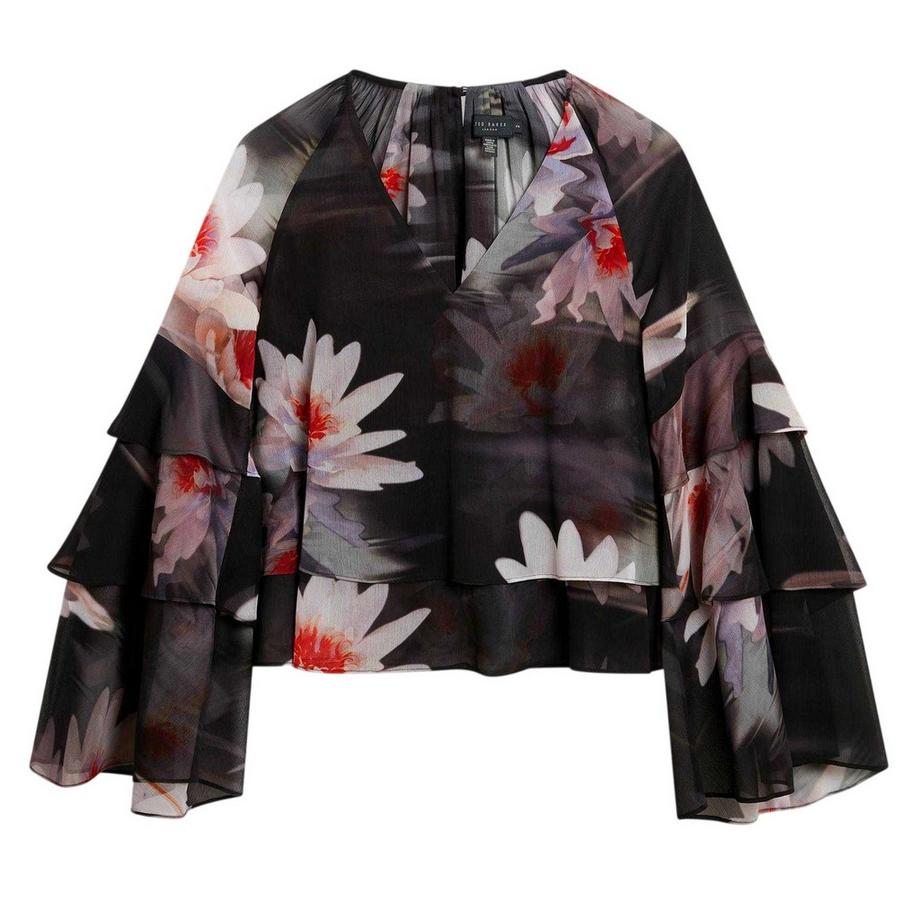Blouse Manches À Volant