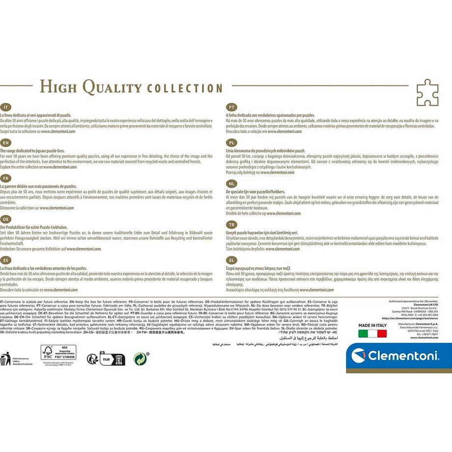 Clementoni  Puzzle Klassische Einhörner (2000Teile) 