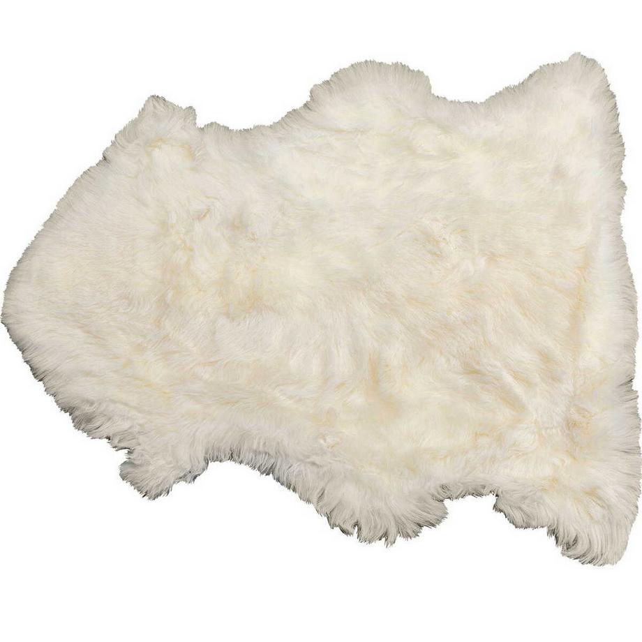 KARE Design  Peau de mouton Heidi Blanc 85x60cm 