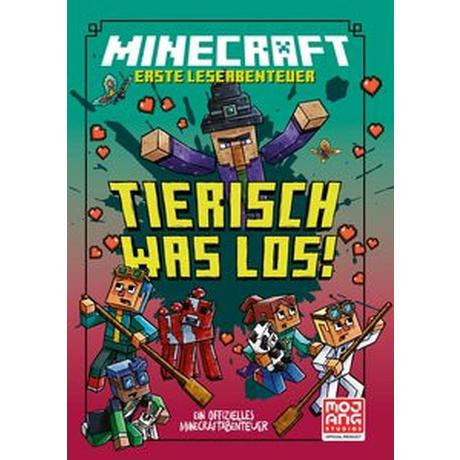 Minecraft Erste Leseabenteuer - Tierisch was los! Eliopulos, Nick; Mojang Ab; Schimming, Dr. Ulrike (Übersetzung) Couverture rigide 