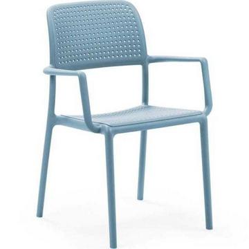 Fauteuil de jardin Bora bleu clair