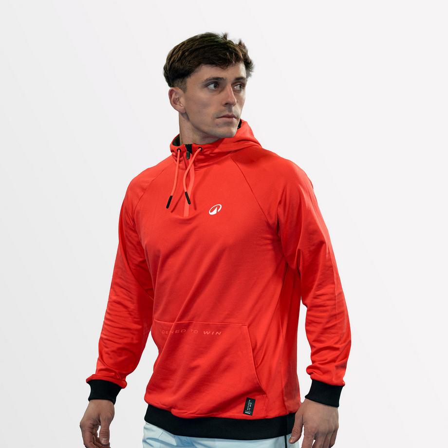 Sweat homme padel à capuche polyester