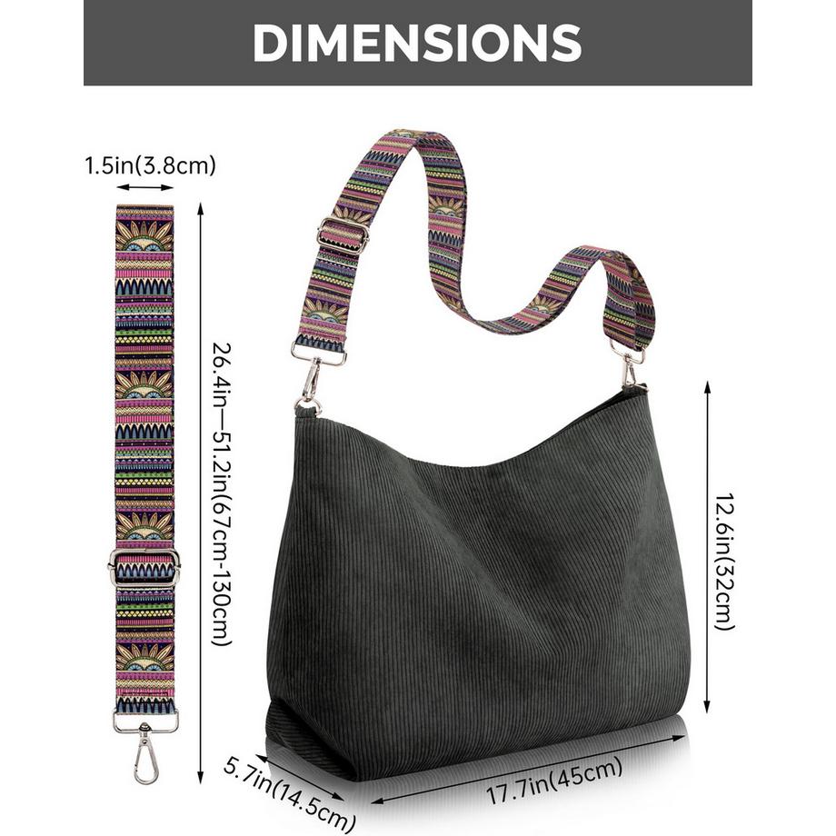 Only-bags.store Grosse Kordeltasche mit verstellbarem Schultergurt  