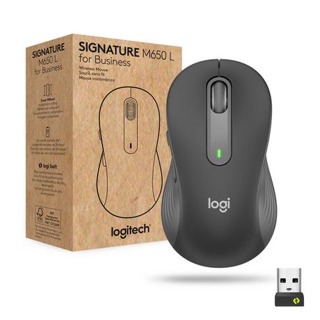 Logitech  Signature M650 for Business Maus rechts RF Wireless + Bluetooth Optisch 4000 DPI 