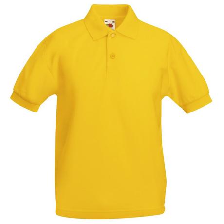 Fruit of the Loom  Polo à manches courtes Enfant (Lot de 2) 