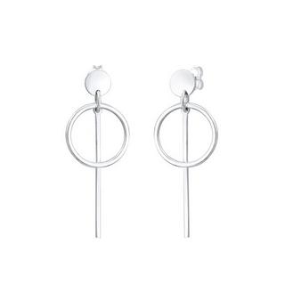 Elli  Boucles d'Oreilles Cercle Tige 