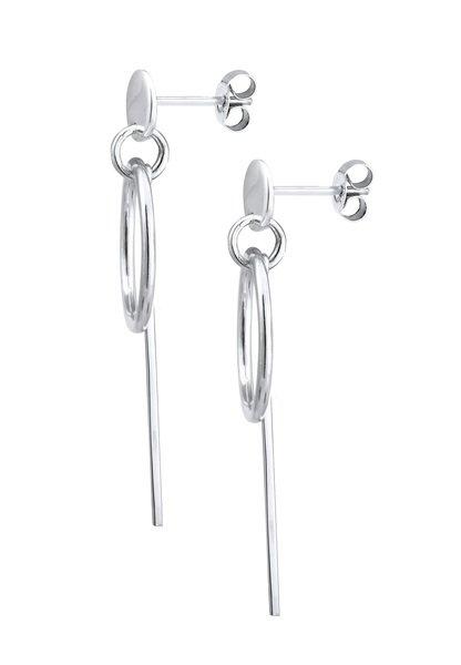 Elli  Boucles d'Oreilles Cercle Tige 