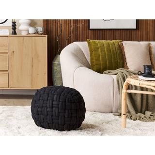 Beliani Pouf aus Samtstoff Modern HOPA  