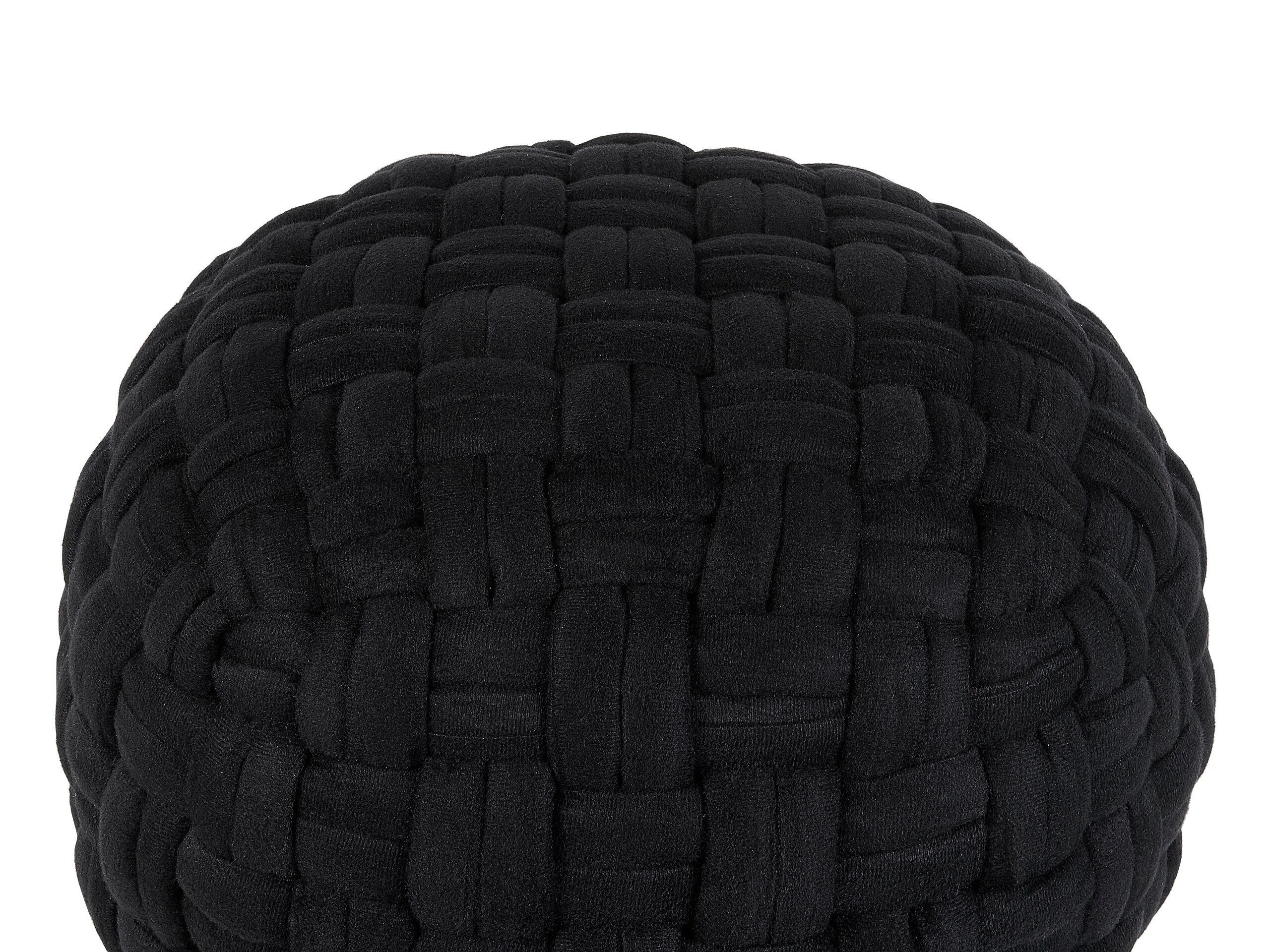 Beliani Pouf aus Samtstoff Modern HOPA  