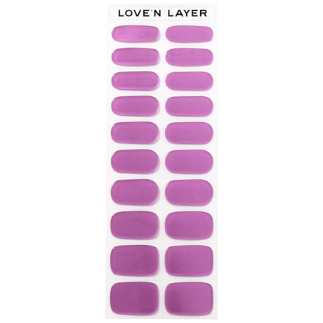 Lovenlayer  Nagelfolie Metallic Dahlia Purple 