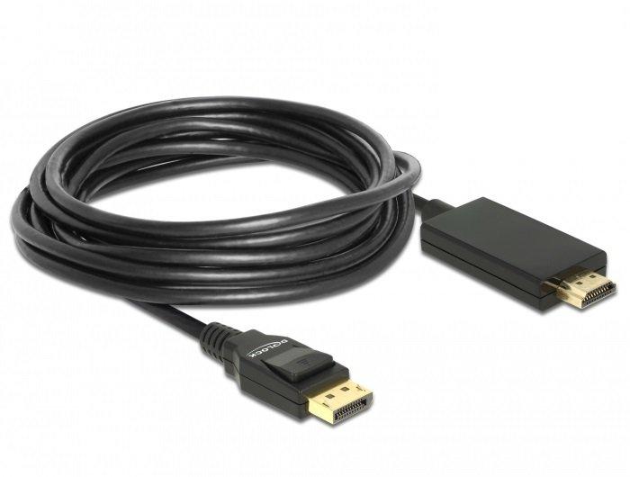 DeLock  DeLOCK 85319 Videokabel-Adapter 5 m DisplayPort HDMI Schwarz 