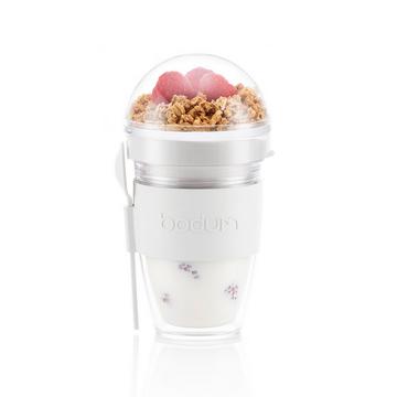 Vasetto di yogurt con porta cereali JOYCUP